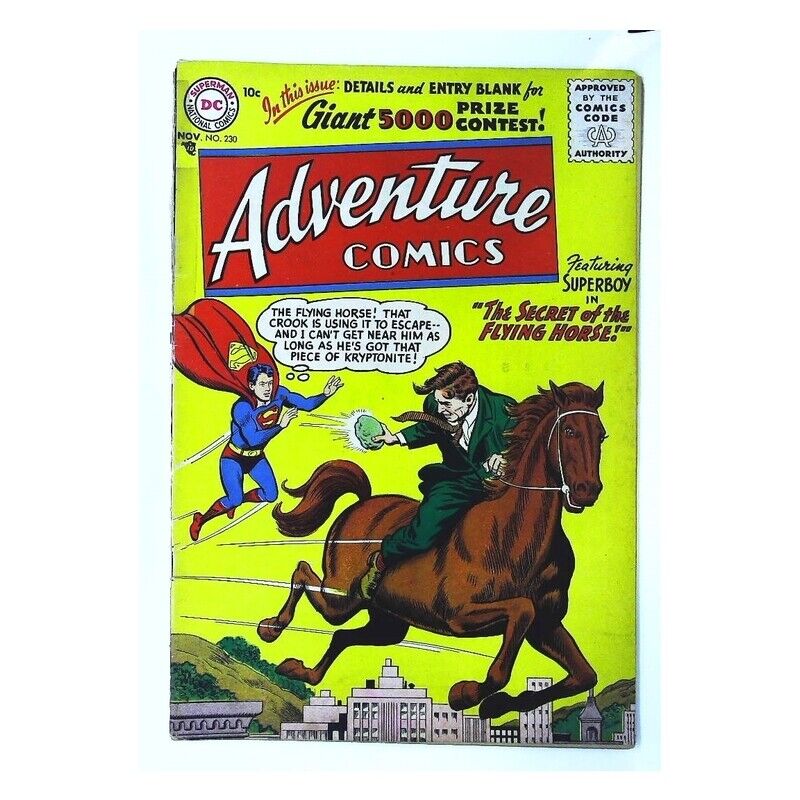 Adventure Comics (1938 series) #230 in VG cond. DC comics [z\
