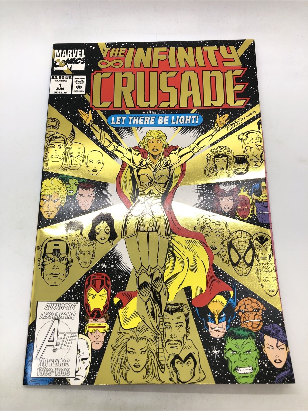 The Infinity Crusade #1 Newsstand Cover (1993) Marvel Comics