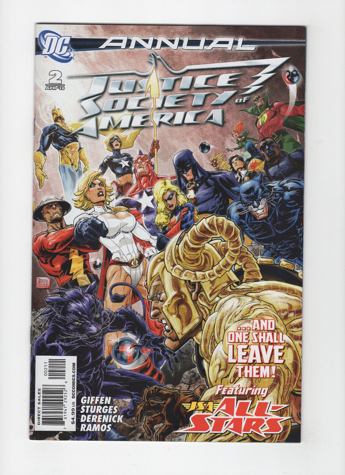 JSA Annual #2 (2010 DC Comics) Justice Society of America