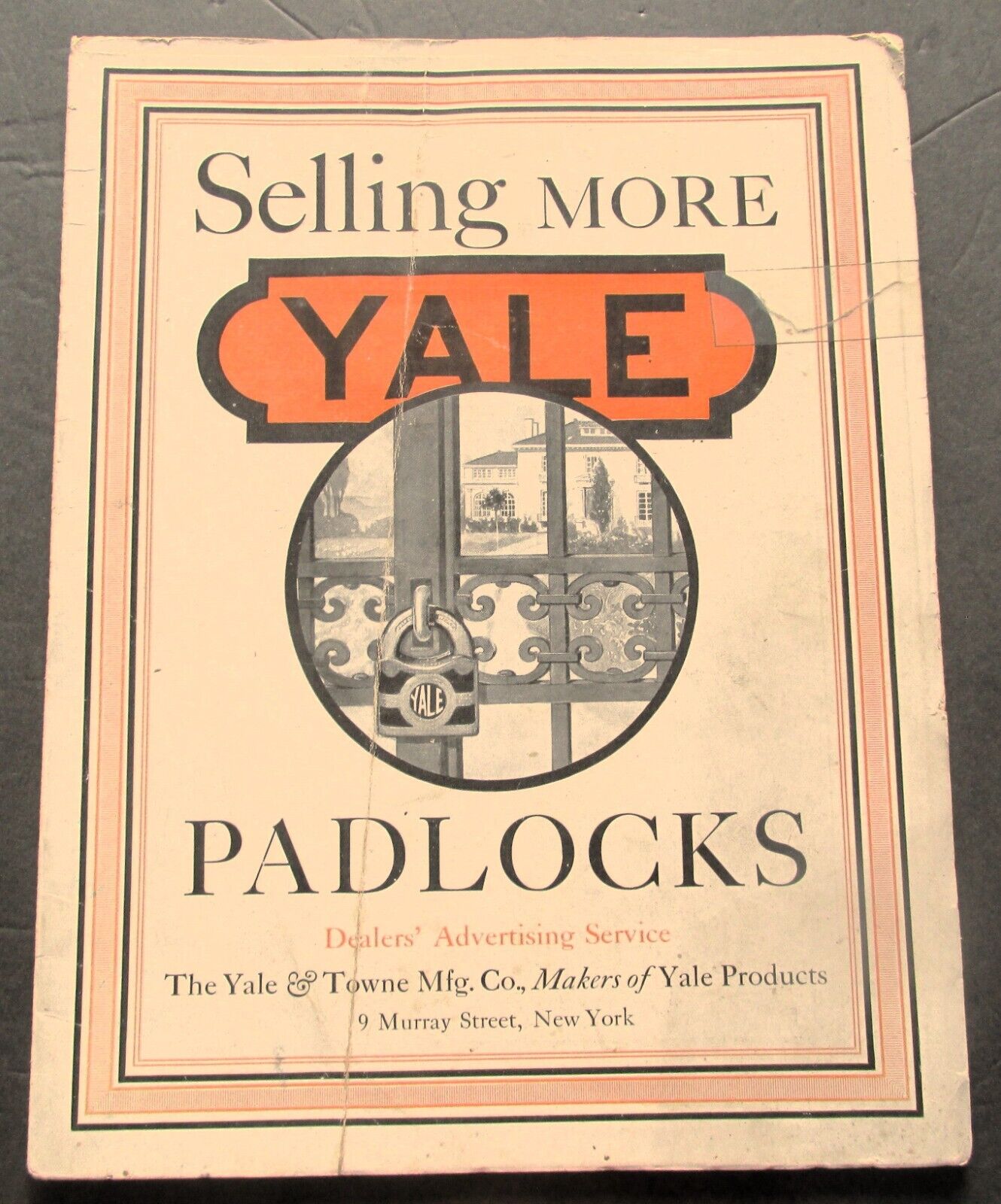 1913 YALE Padlock Dealer Advertising Catalog Book