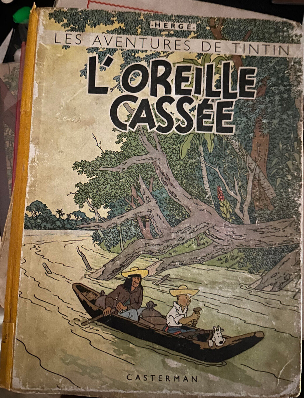 Hergé Tintin L'Oreille Cassée 2eme 1944 DJ Orlent vs. Orient RARISSIME