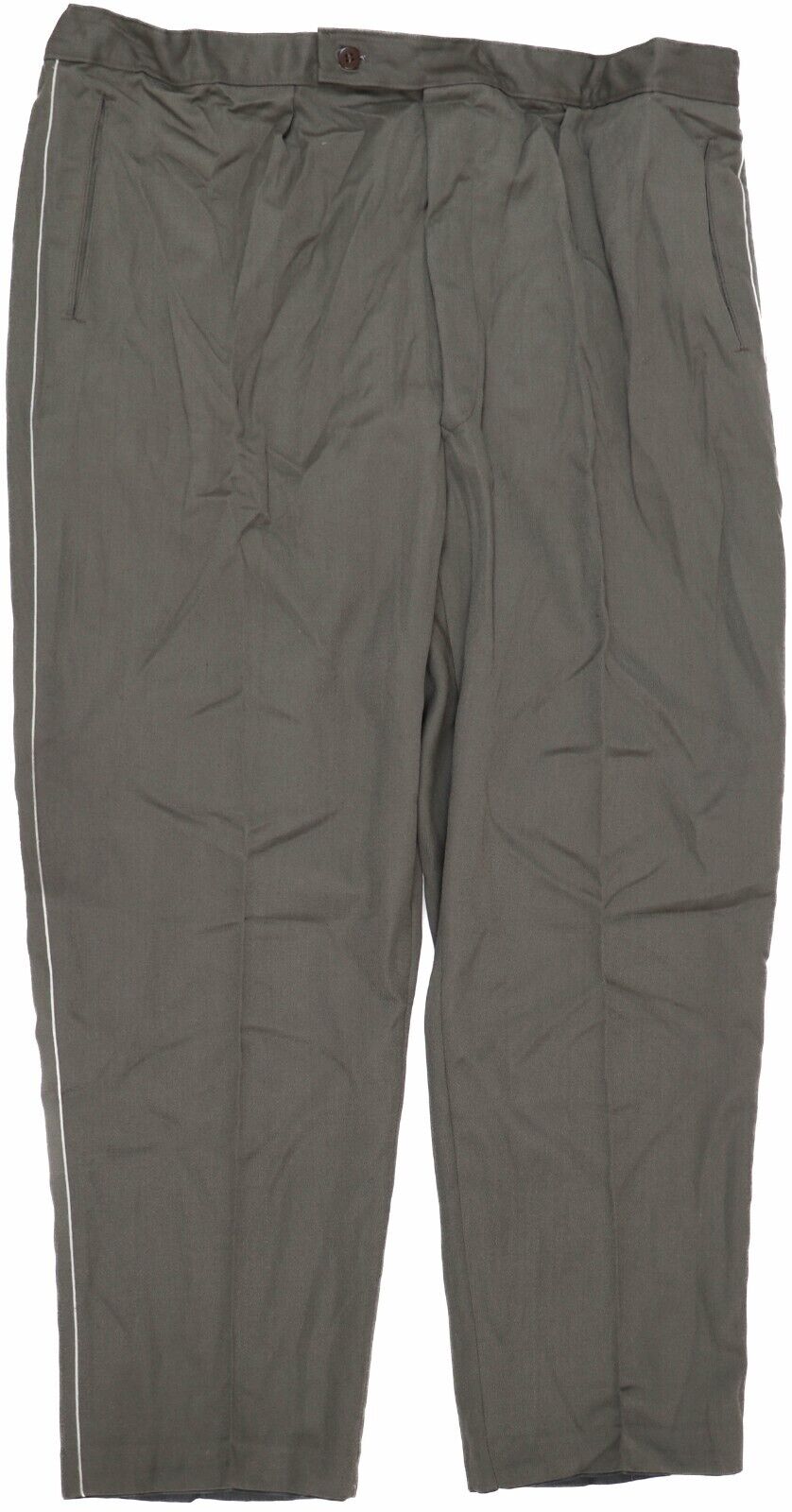 Medium G48 - Authentic East German Grey Officer Trousers Pants Gabardine NVA DDR