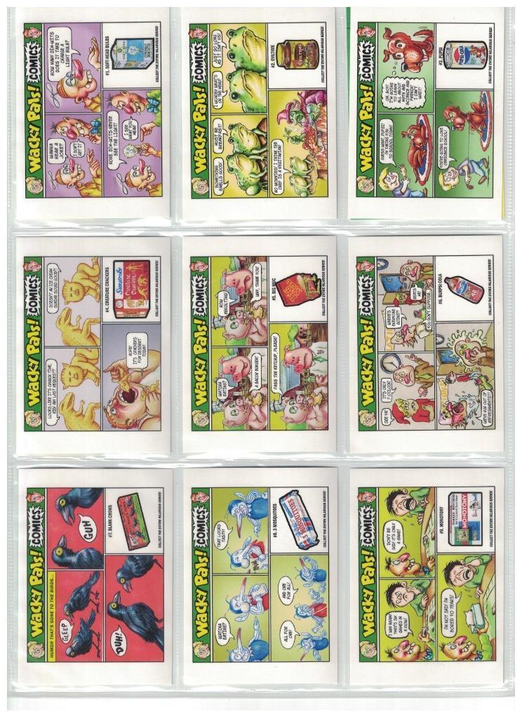 2024 Wacky Packages ALL NEW SERIES COMPLETE SET OF 10 WACKY PALS ALL 10 CARDS