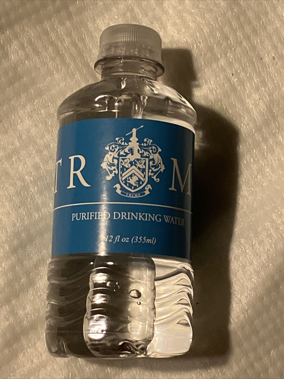 Trump Hotels Purified Drinking Water 12oz *Brand New* Sealed