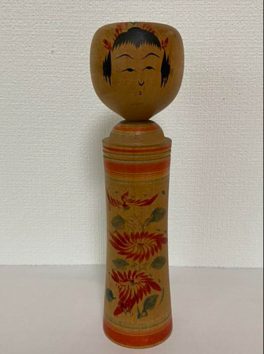 Japanese Wooden Kokeshi Doll Koji Seya Takobozu 18cm Limited Japan 7inch
