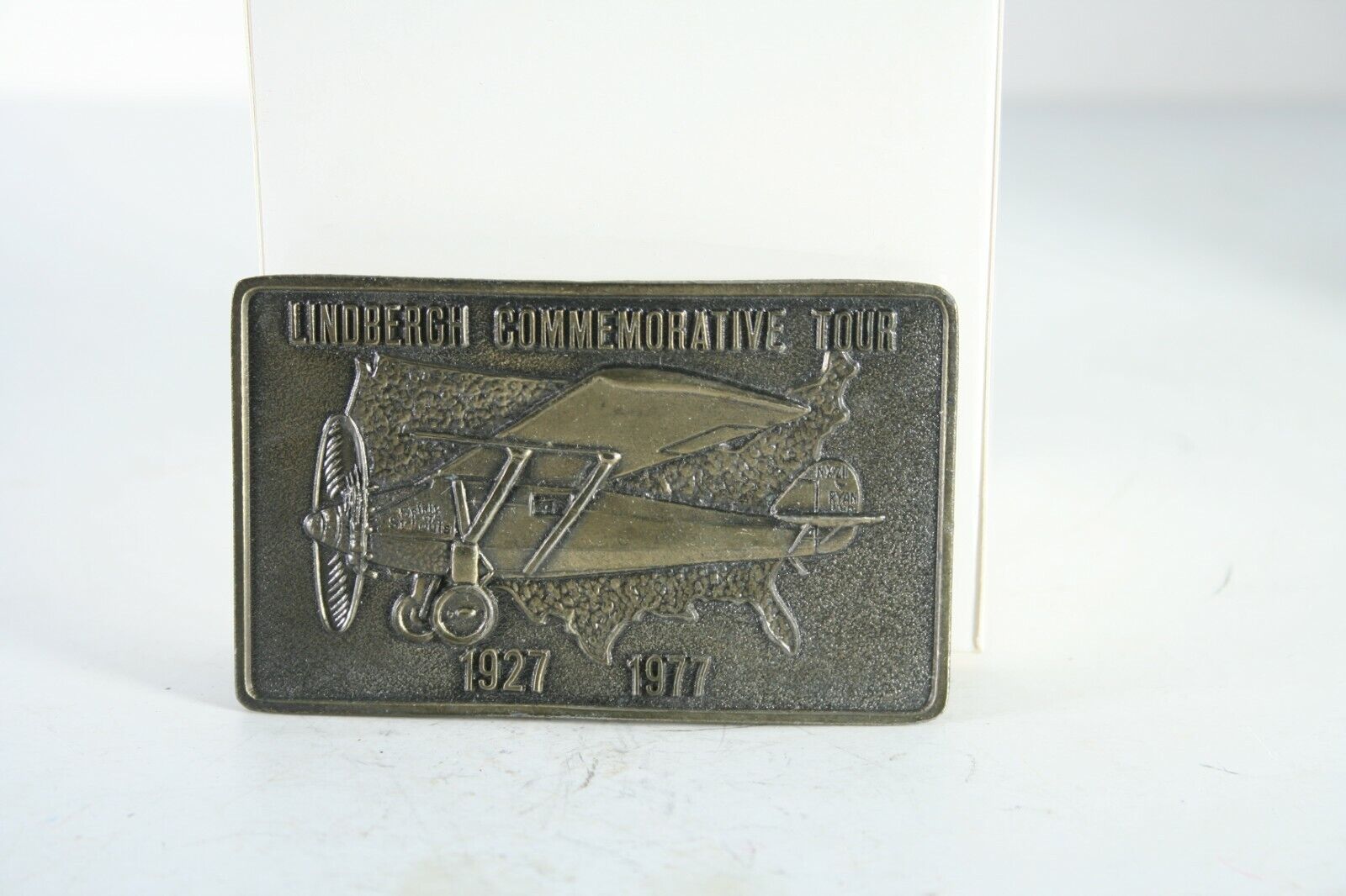 Lindbergh Commemorative Tour 1927-1977 Belt Buckle