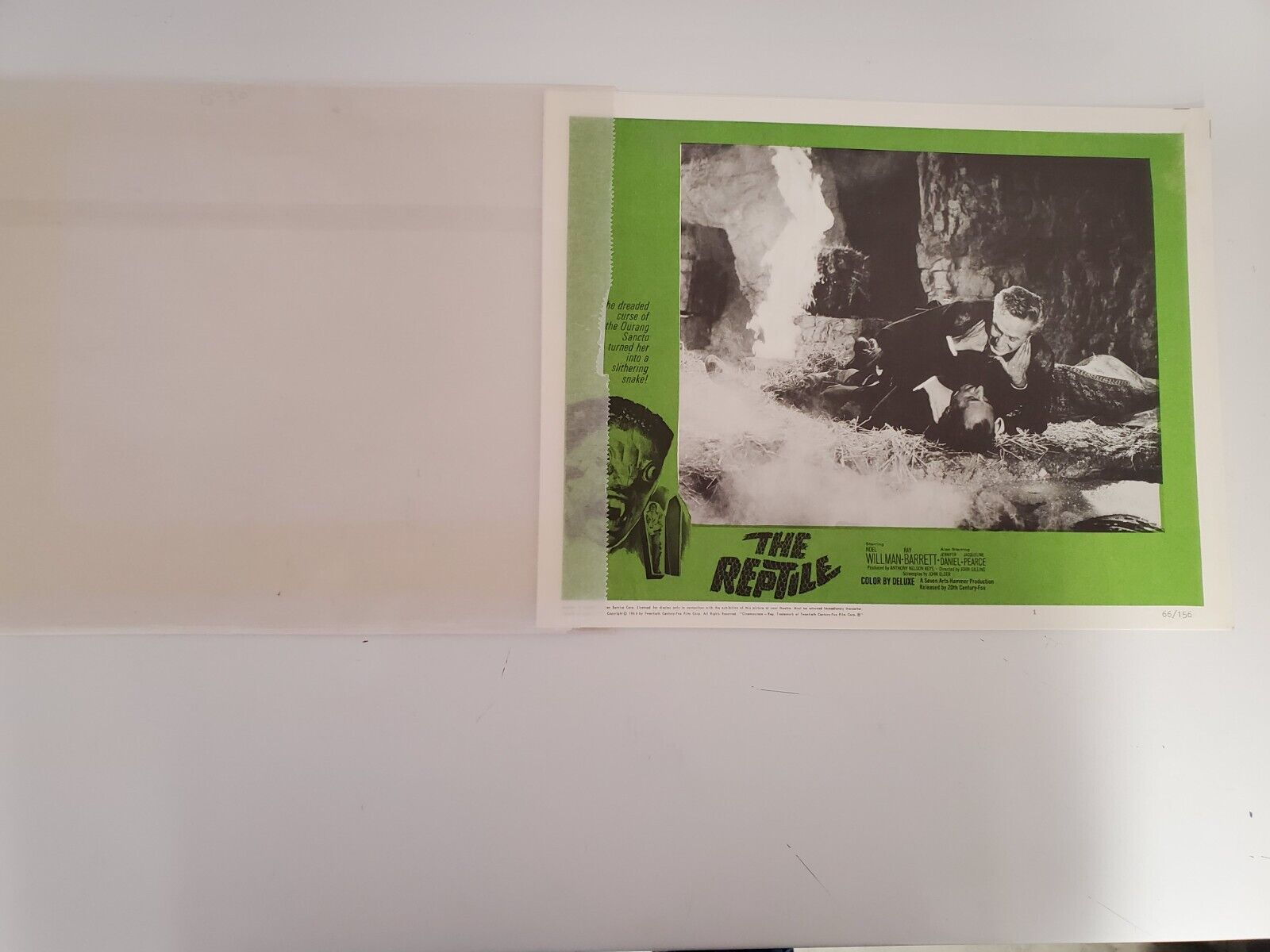  Theater lobby cards set 1966 New Horror The Reptile