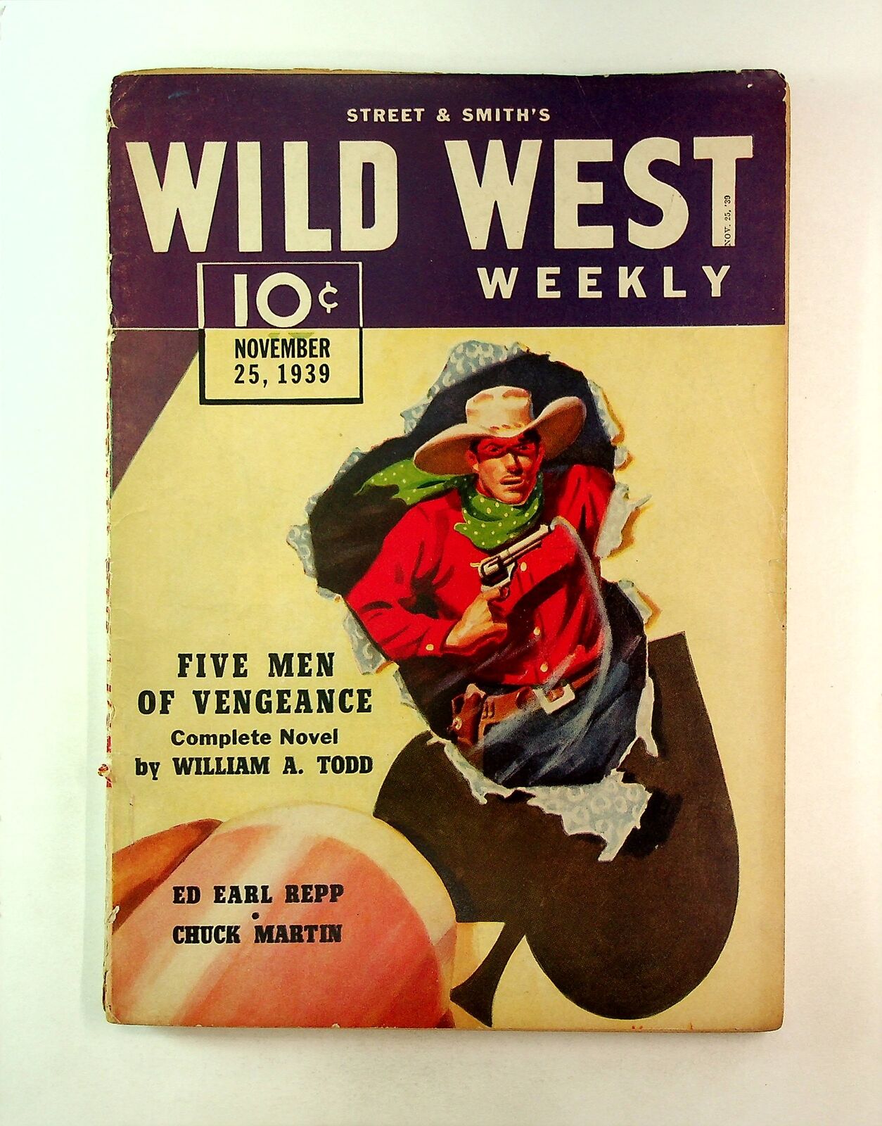 Wild West Weekly Pulp Nov 25 1939 Vol. 132 #6 VG