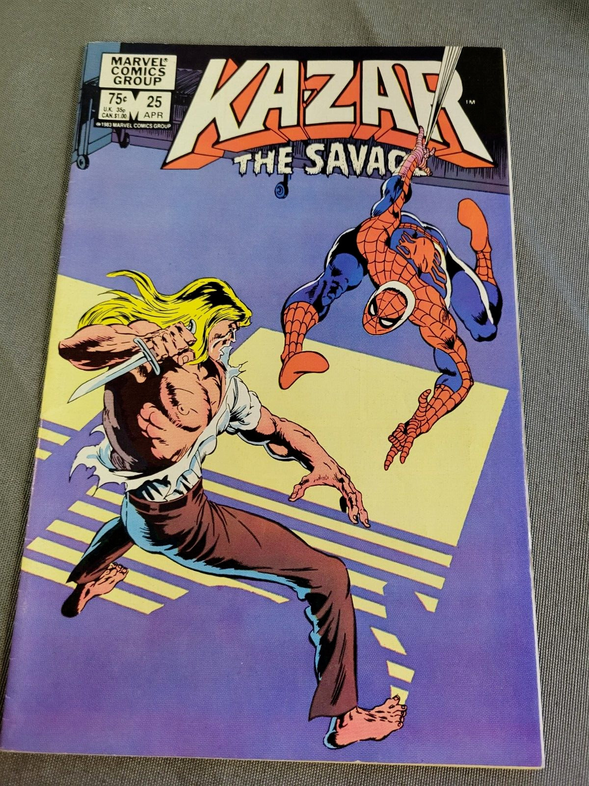 Vintage Bronze Age Ka-Zar #25 (Apr 1983, Marvel) Guest Starring Spider-Man VF-