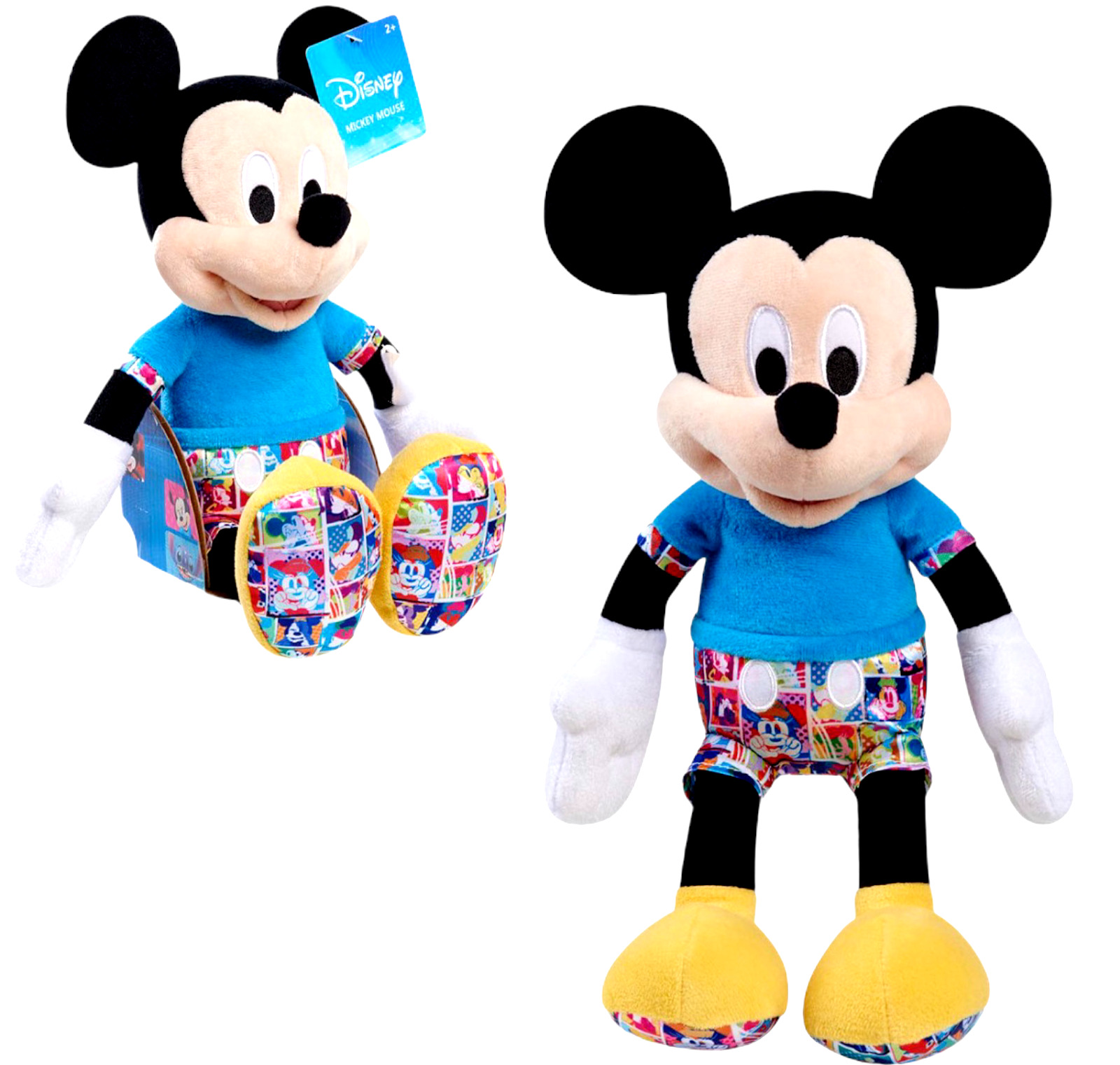 Disney Classics Mickey Mouse Made with super soft plush fabrics.