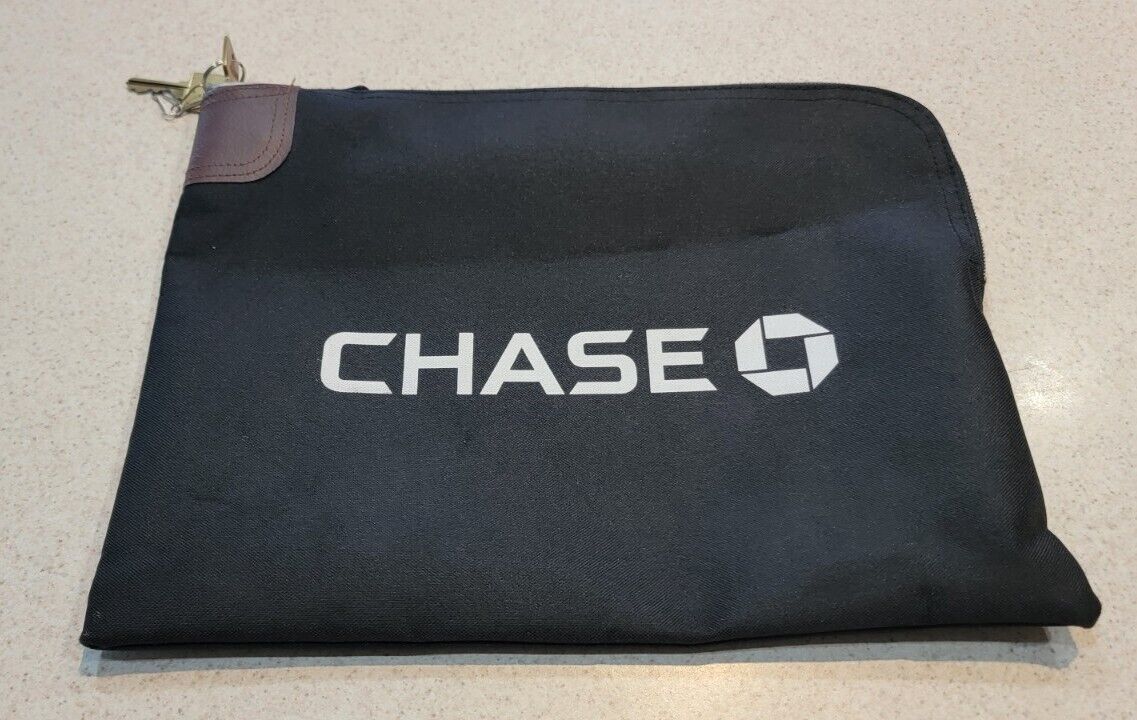Chase Bank Arco 7 Rifkin Co. Lock Bank Deposit Bag - ***With 2 Keys***