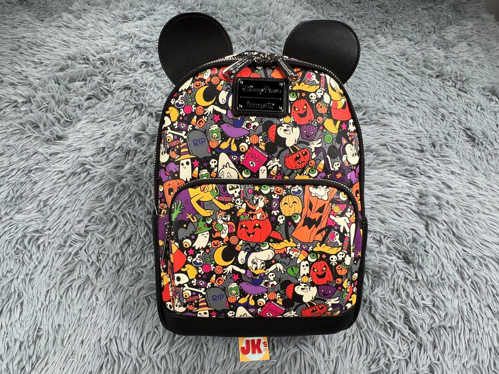 NEW Disney Parks Loungefly Halloween Mini Backpack Mickey Mouse Donald Ghost