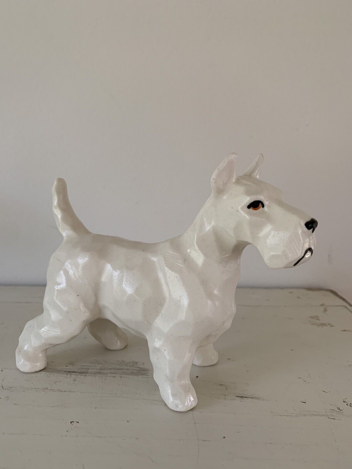 Scotty Dog Terrier Ceramic Figurine White - Marked Down from 15.99