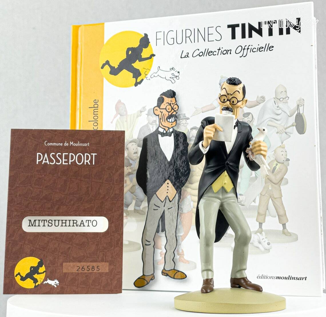Tintin Figurine Officielle # 14 Mitsuhirato Herge model ML resin Figure