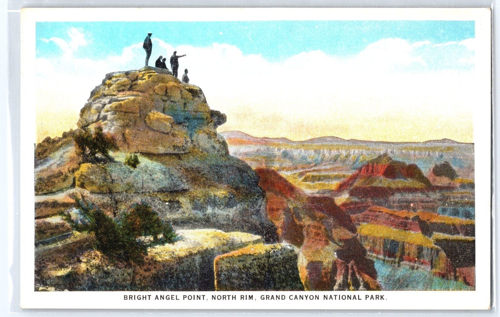 Grand Canyon National Park, Arizona (1924) - Vintage Postcard