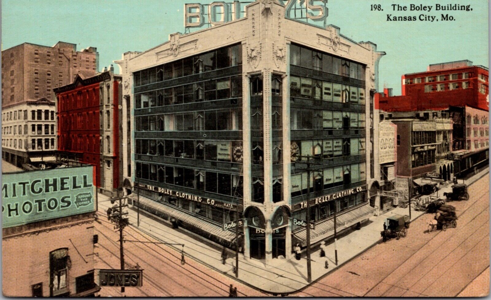 Postcard The Boley Building in Kansas City, Missouri