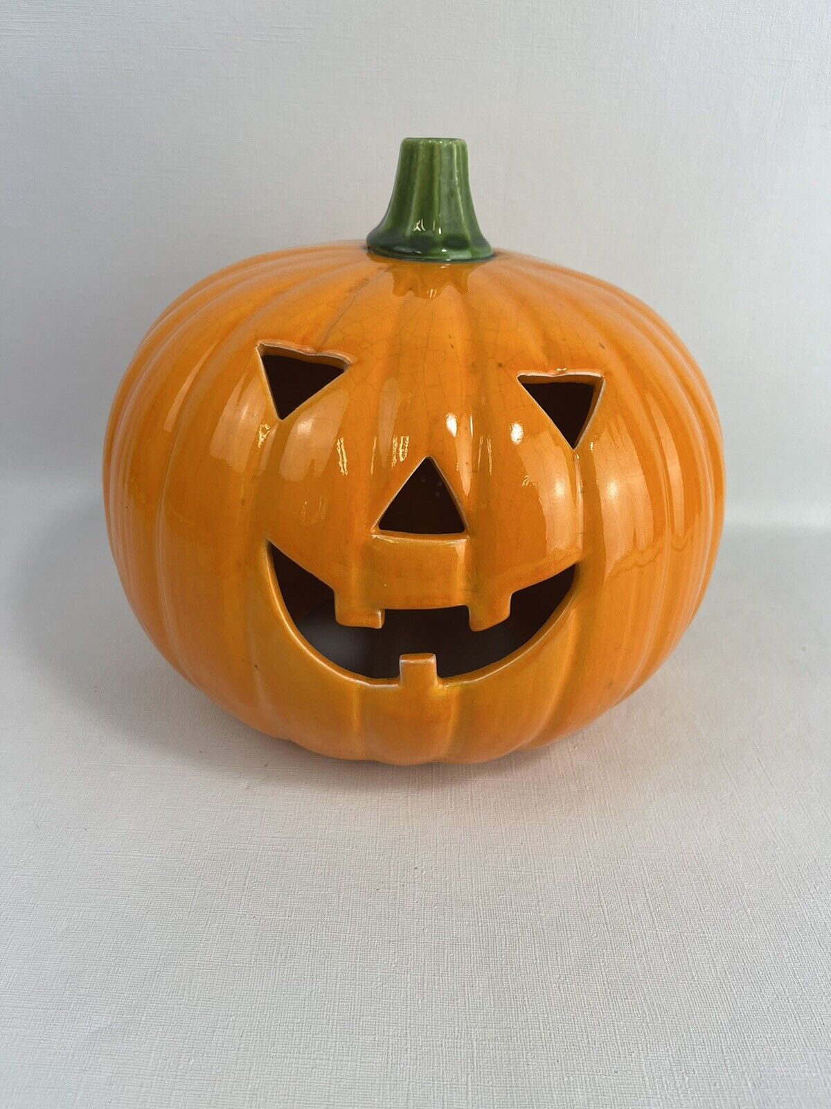 Vintage Ceramic Jack O’ Lantern Pumpkin Halloween