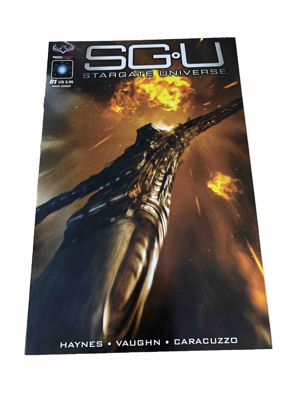 Stargate Universe Back to Destiny #1 RARE Main Cover American Mythology (box50)