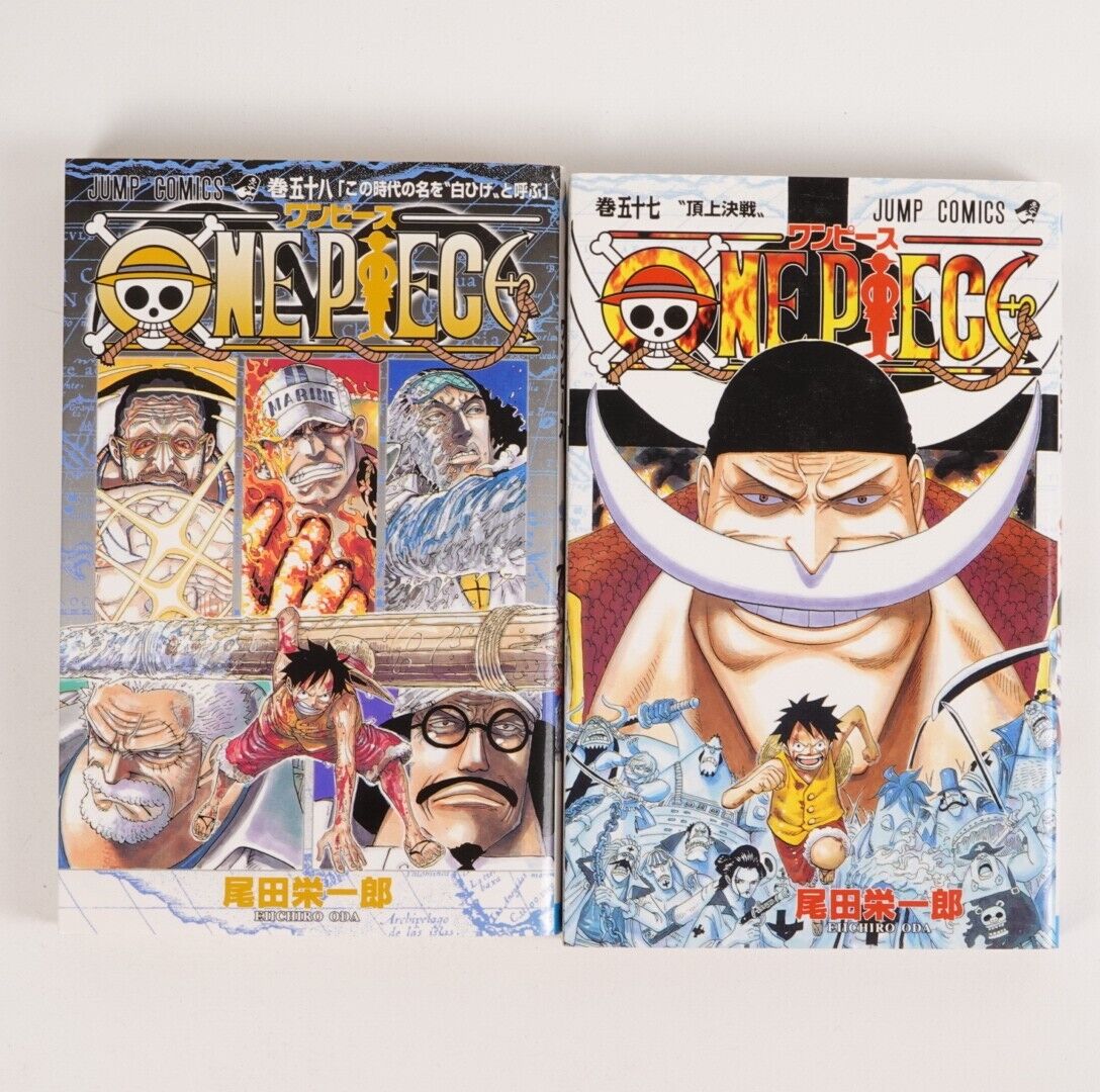 ONE PIECE Vol.57-58 set Comics Manga Used Japanese Ver.