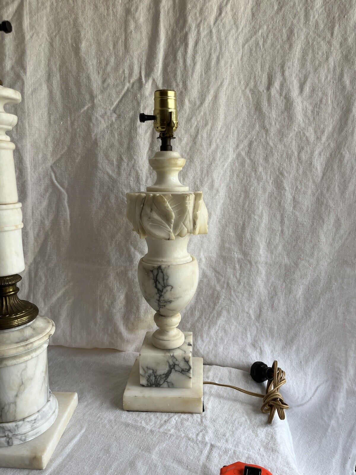 vintage Italian alabaster lamp
