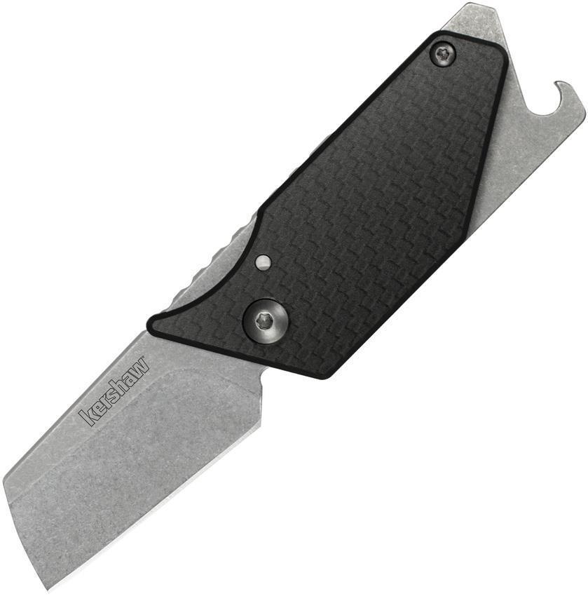 Kershaw Sinkevich Pub Pocket Knife Carbon Fiber Handle  Bottle Opener 4036CF