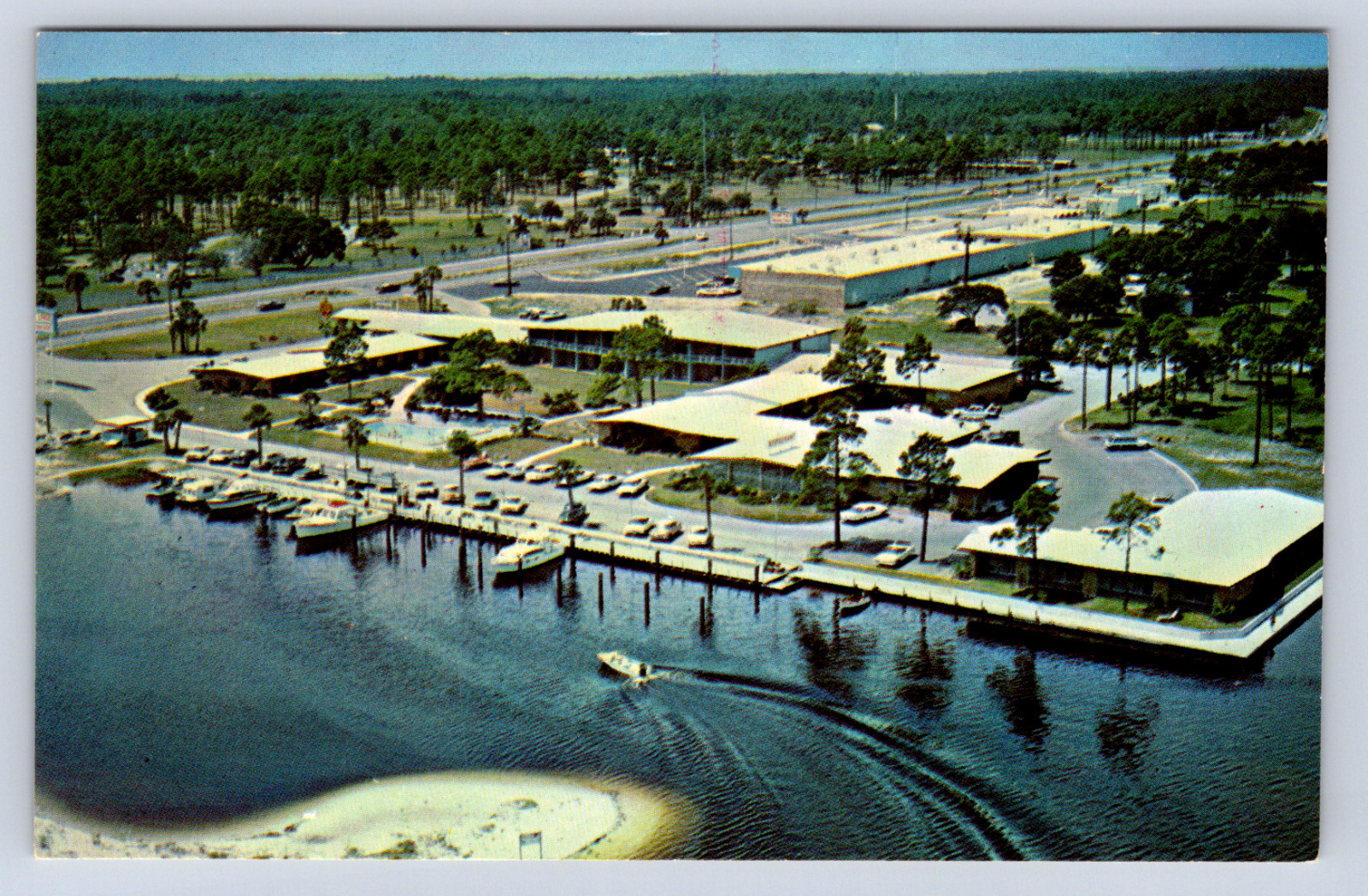 Vintage Postcard Holiday Lodge Panama City Florida
