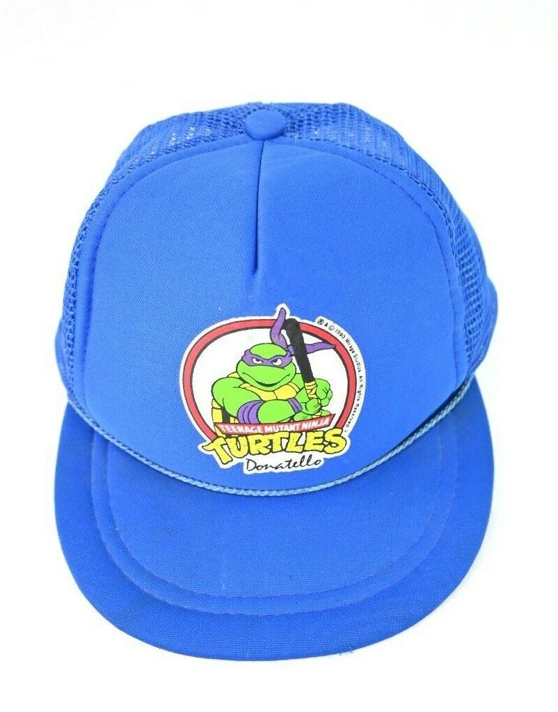 Vintage 1990 Mirage Studios Teenage Mutant Ninja Turtles Kids Hat Cap Donatello