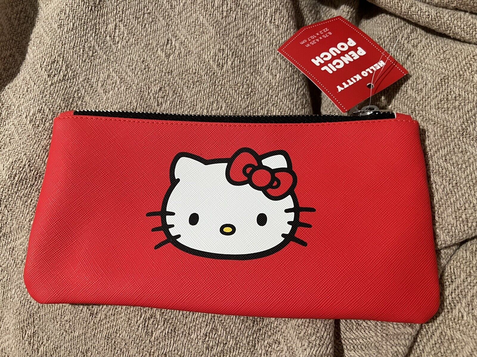 Hello Kitty Red Love Pencil Pouch New with tags 
