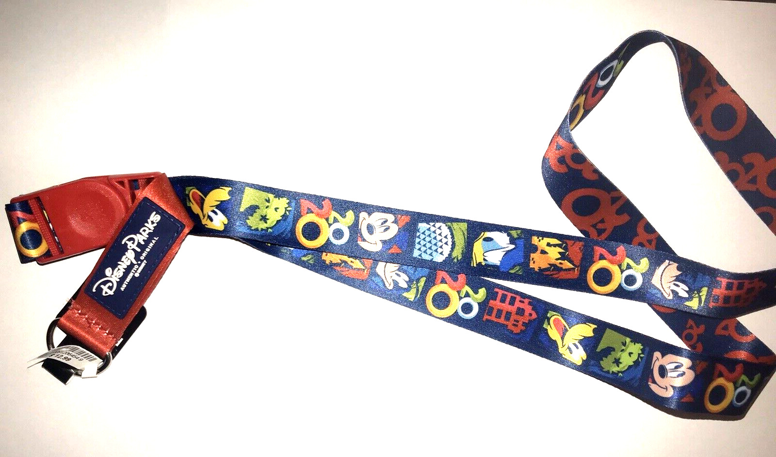 Disney Park Colorful 2020 Mickey And Friends Reversible Lanyard NEW