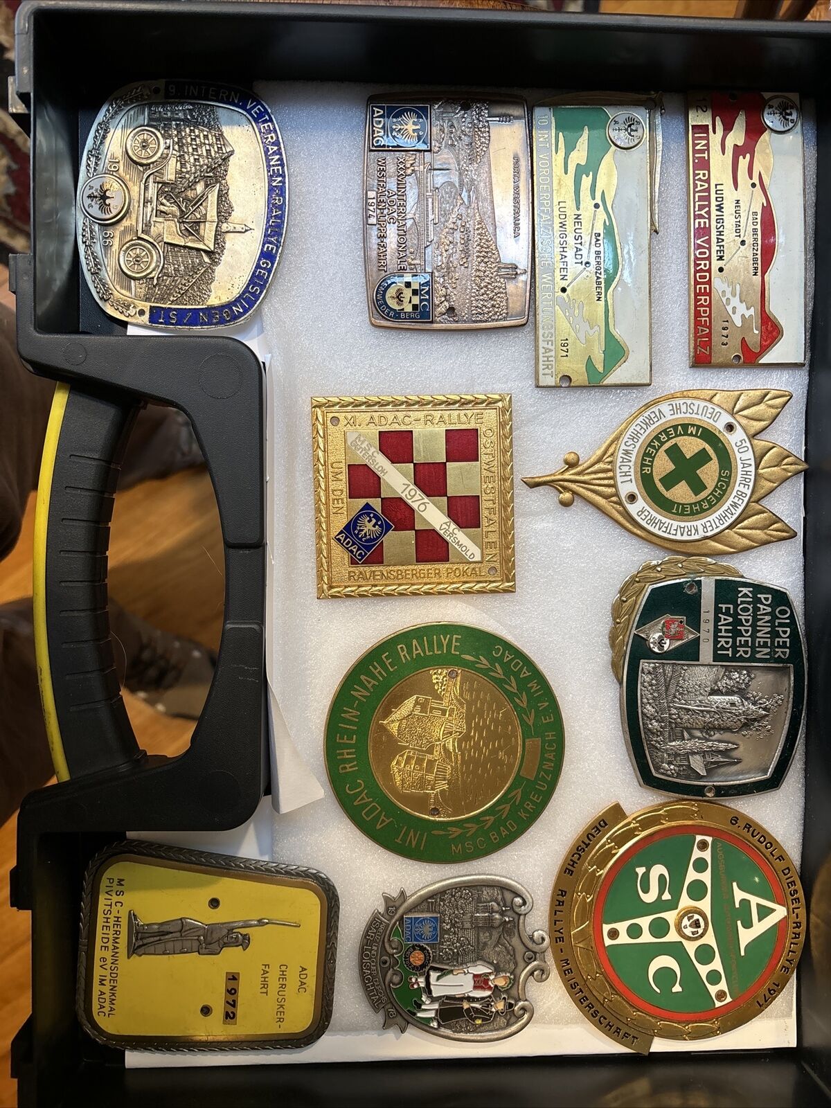 AWESOME Vintage Collection Of 11 Rare German Grill Badges