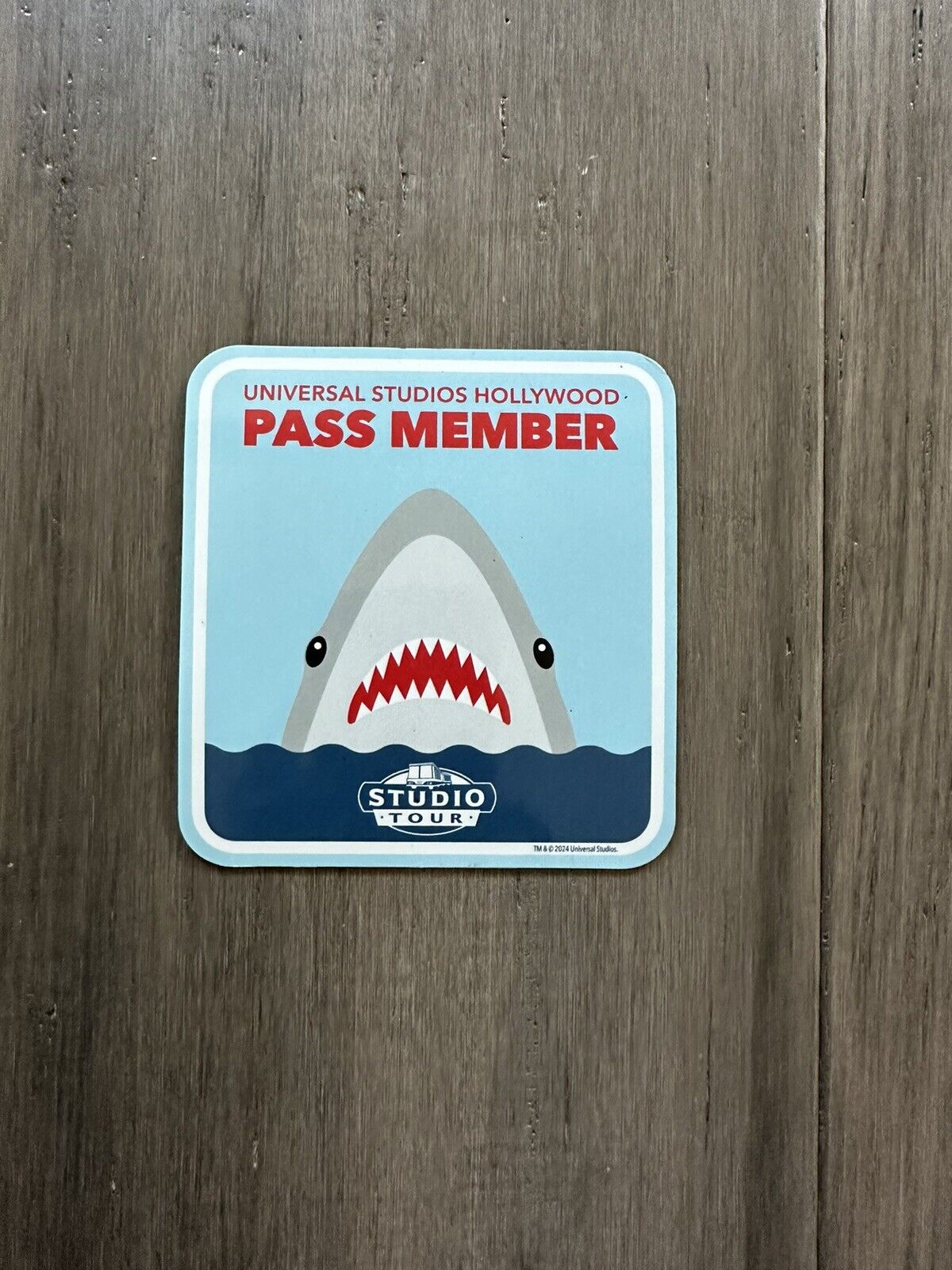 Universal Studios Hollywood 2024 Pass Member Exclusive Jaws Studio Tour Magnet