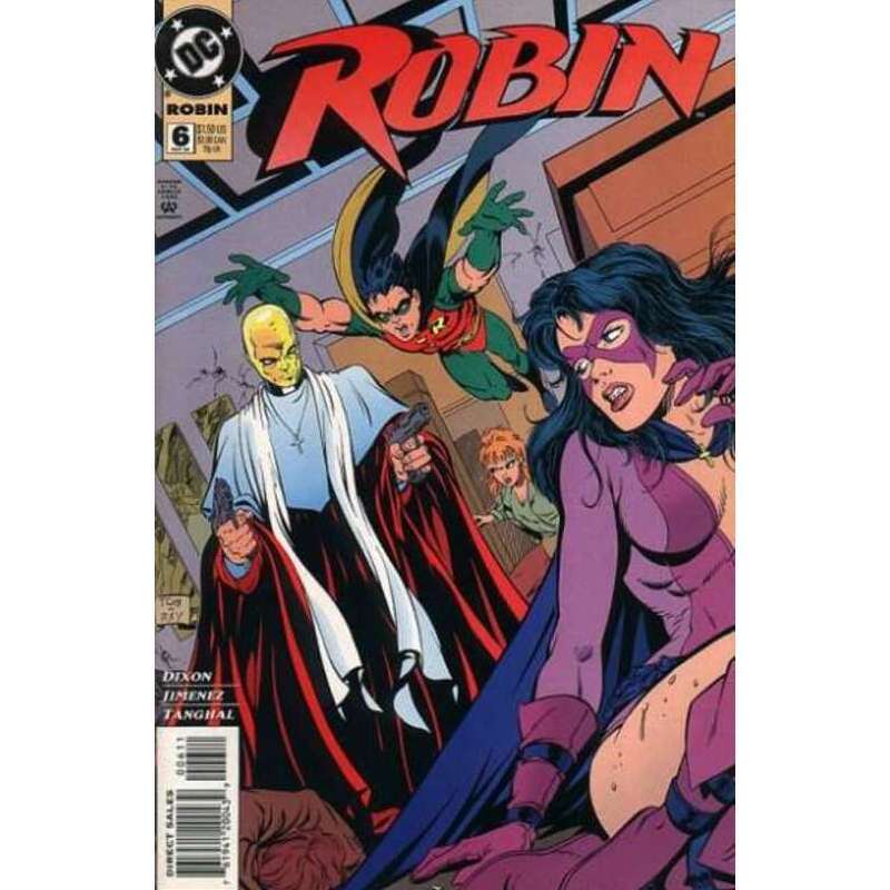 Robin (1993 series) #6 in Very Fine condition. DC comics [c^