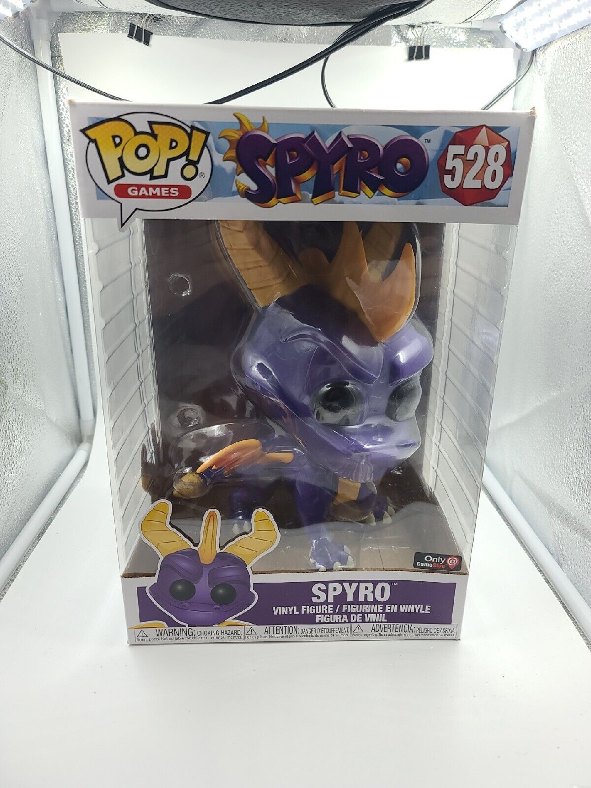 Funko Pop Spyro the Dragon 10 Inch Vinyl Brand New #528 GameStop Exclusive JA01