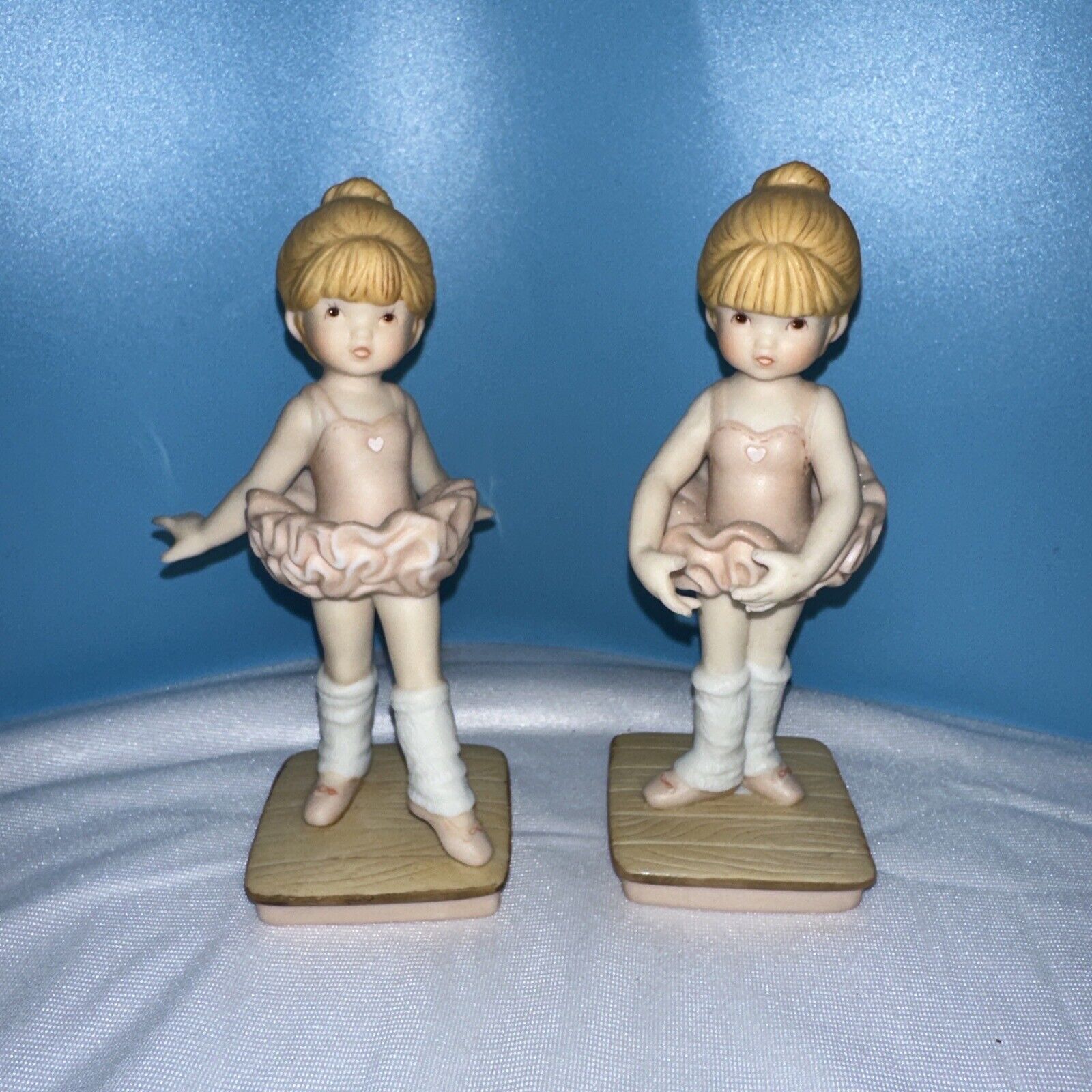 Set Of Vintage 1987 Ballerinas  Enesco Figurine Rare Collectibles Perfect Gifts