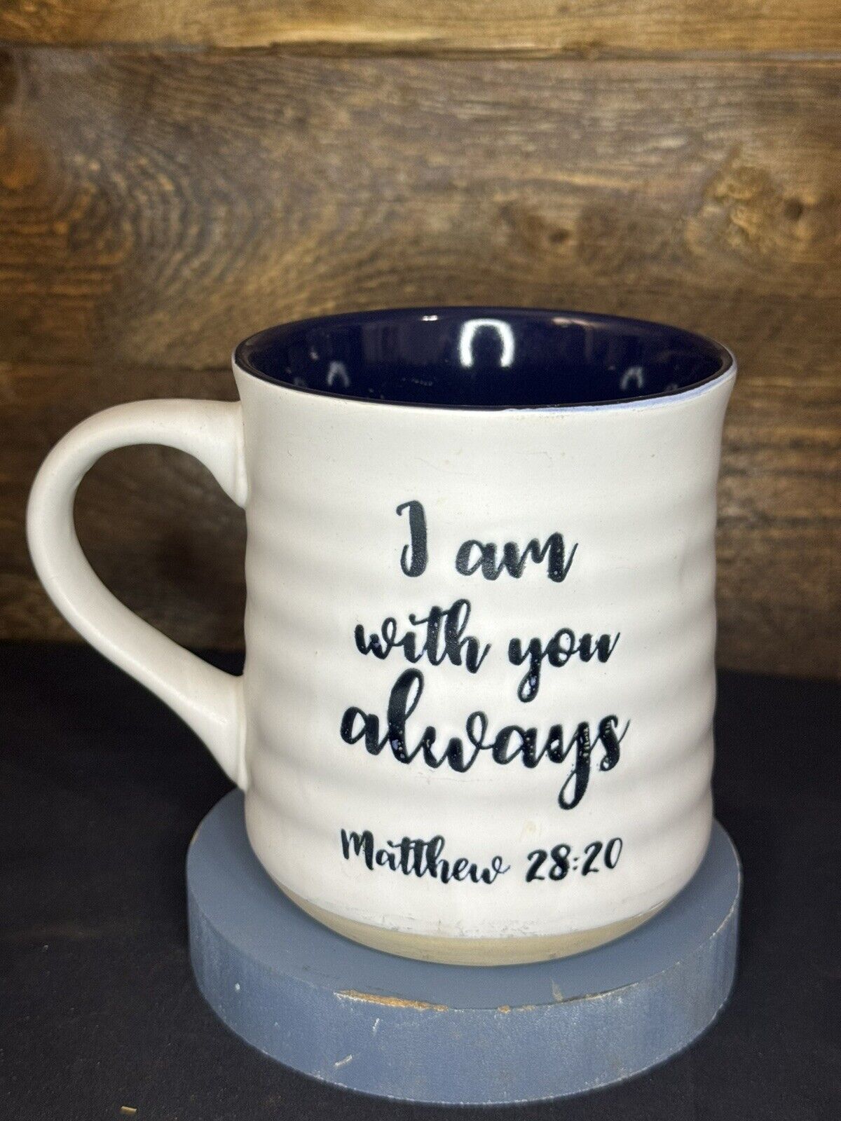 I Am With You Always Matthew 28:20 By Sheffield Home White Ceramic Coffee Mug
