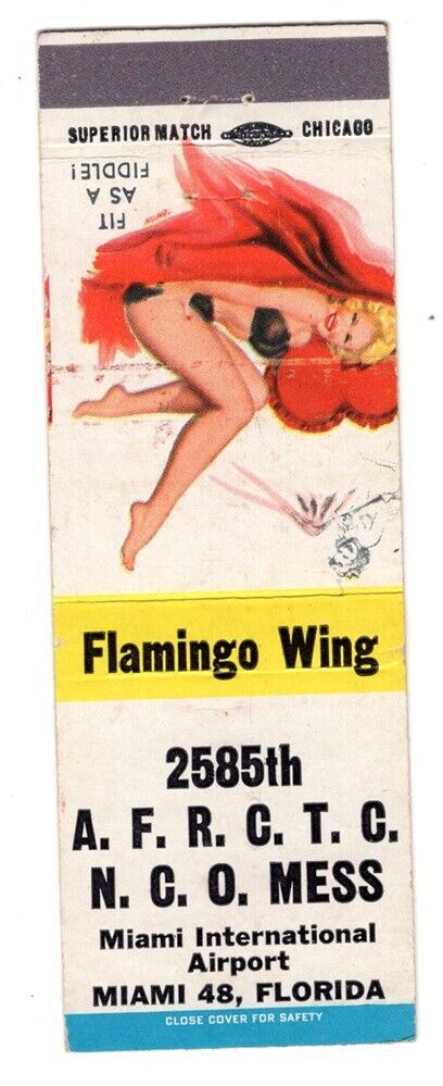 Matchbook: Air Force - 2585th A.F.R.C.T.C. Miami - PIN-up \