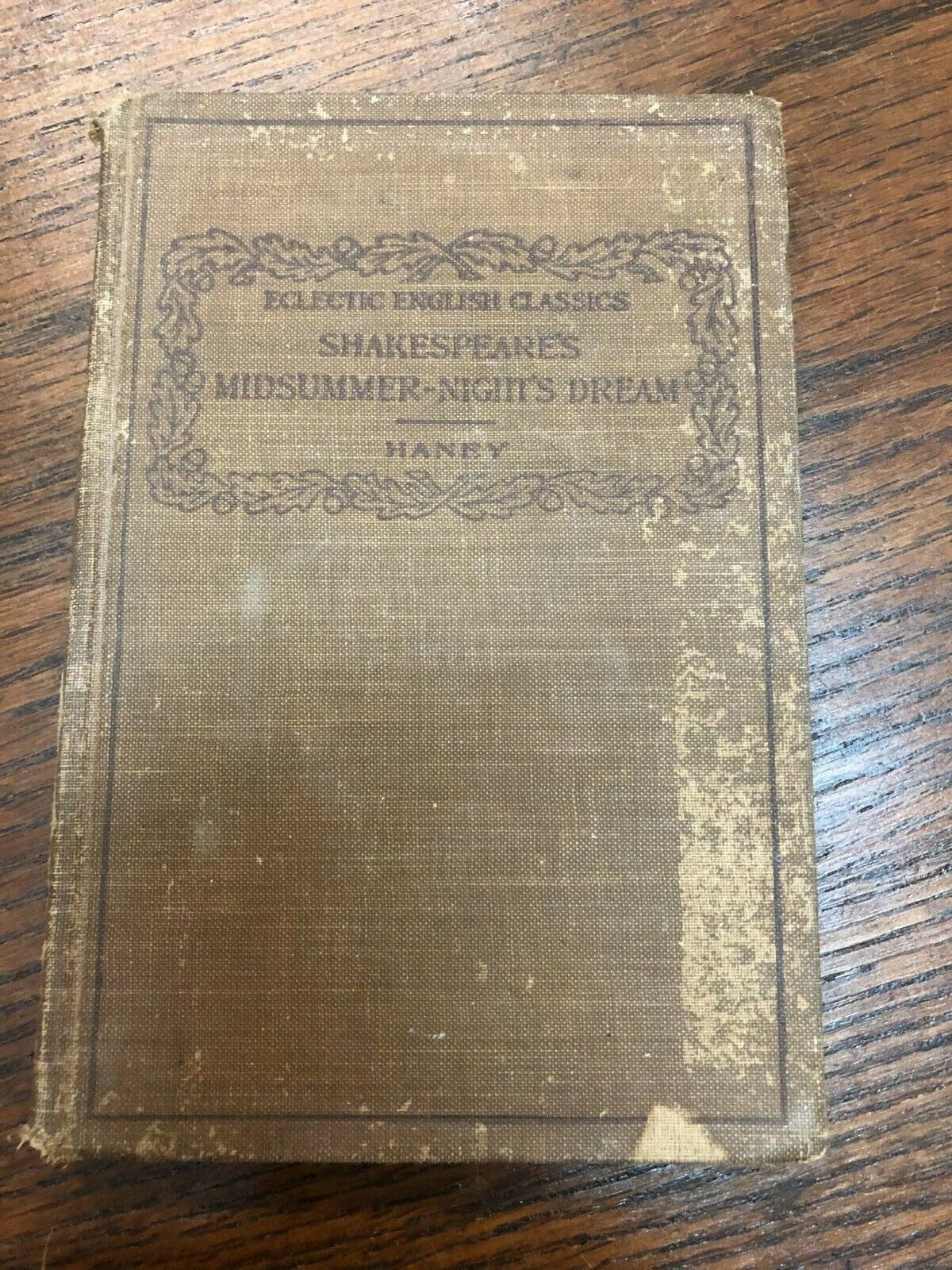 Antique Book Midsummer - Nights Dream Shakespeares Haney 1911 with study guide 