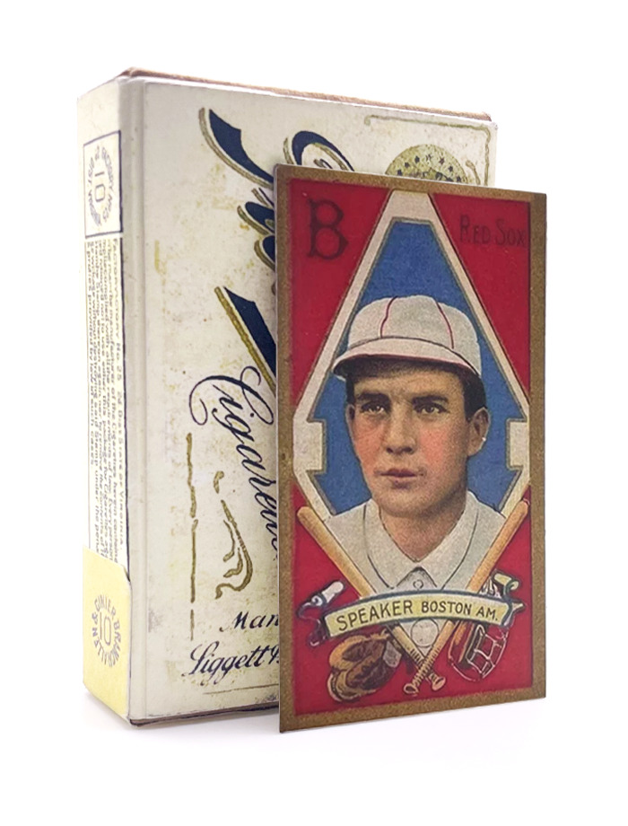 Replica Piedmont Cigarette Pack Tris Speaker T205 Baseball Card 1911 (Reprint)