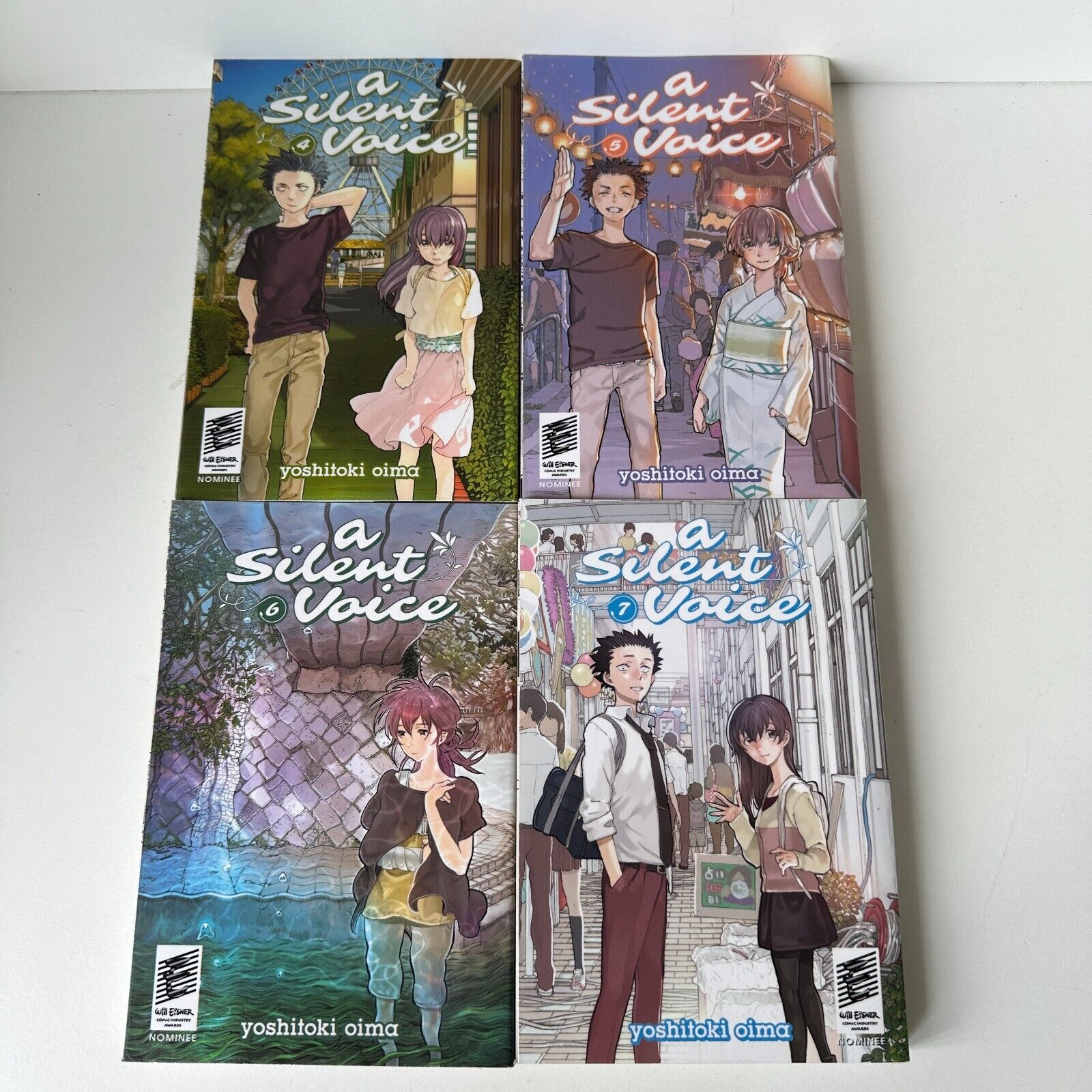 A Silent Voice Vol 4-7 Manga Yoshitoki Oima Lot