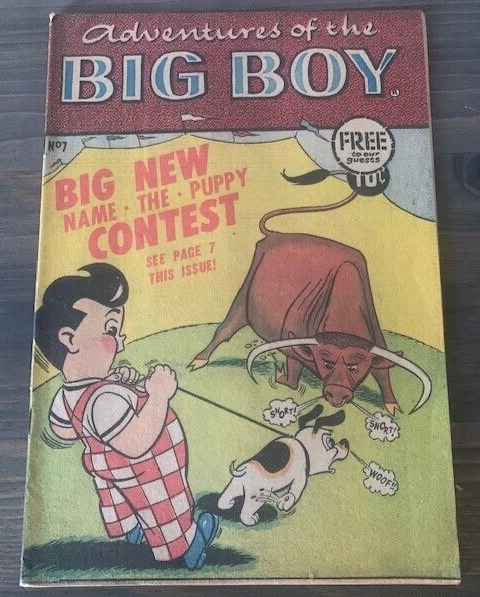 Adventures of Big Boy Restaurant Promo #7 1956 Timely Comics - VERY RARE WOW