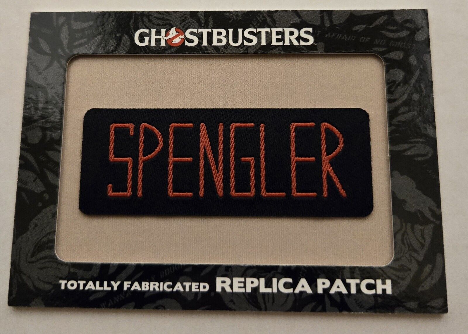 2016 CRYPTOZOIC GHOSTBUSTERS MOVIE SPENGLER TOTALLY FABRICATED REPLICA PATCH #H3