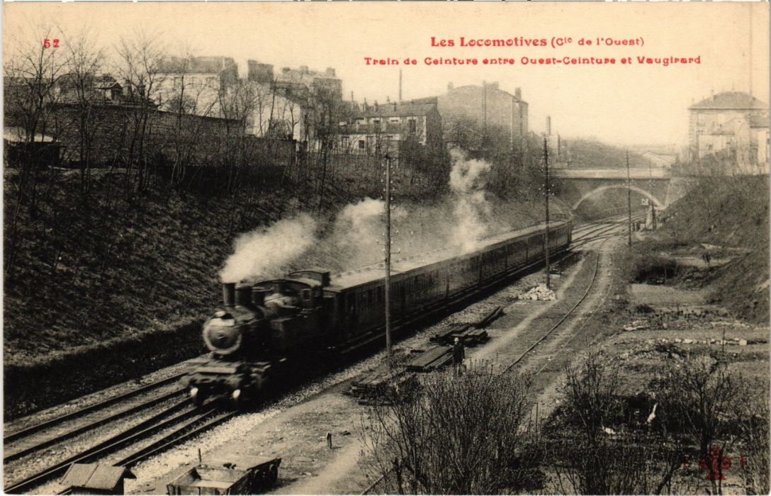 CPA TOUT PARIS 52 Les Locomotives Train de Belt (1270595)