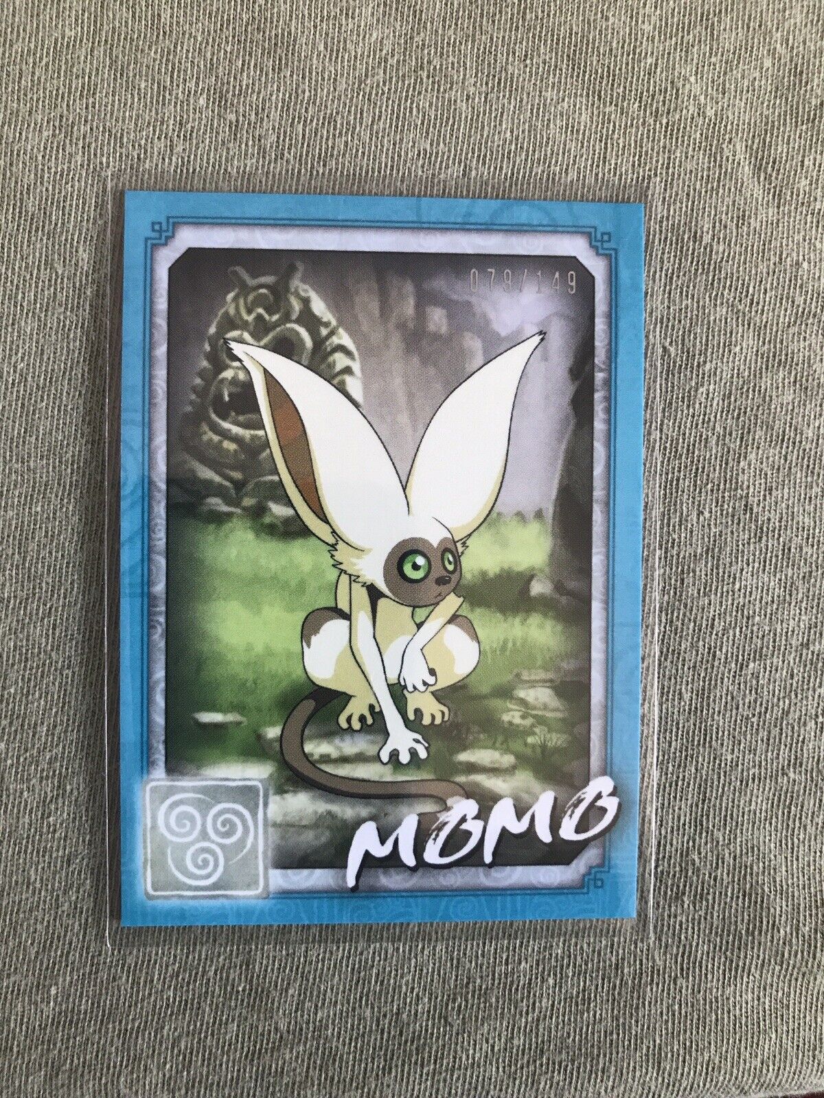 2021 Topps On Demand Avatar: The Last Airbender Blue Momo Parallel SP Card #/149