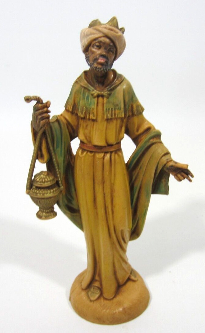 1983 Fontanini Figurine Wise Man / King Balthazar #6 Nativity Scene 5\