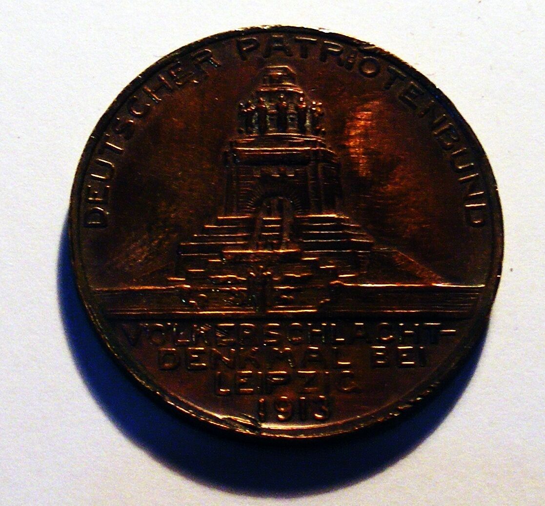  Germany, Leipzig. Battle of the Nations Medal.1813-1913.NAPOLEON WAR.