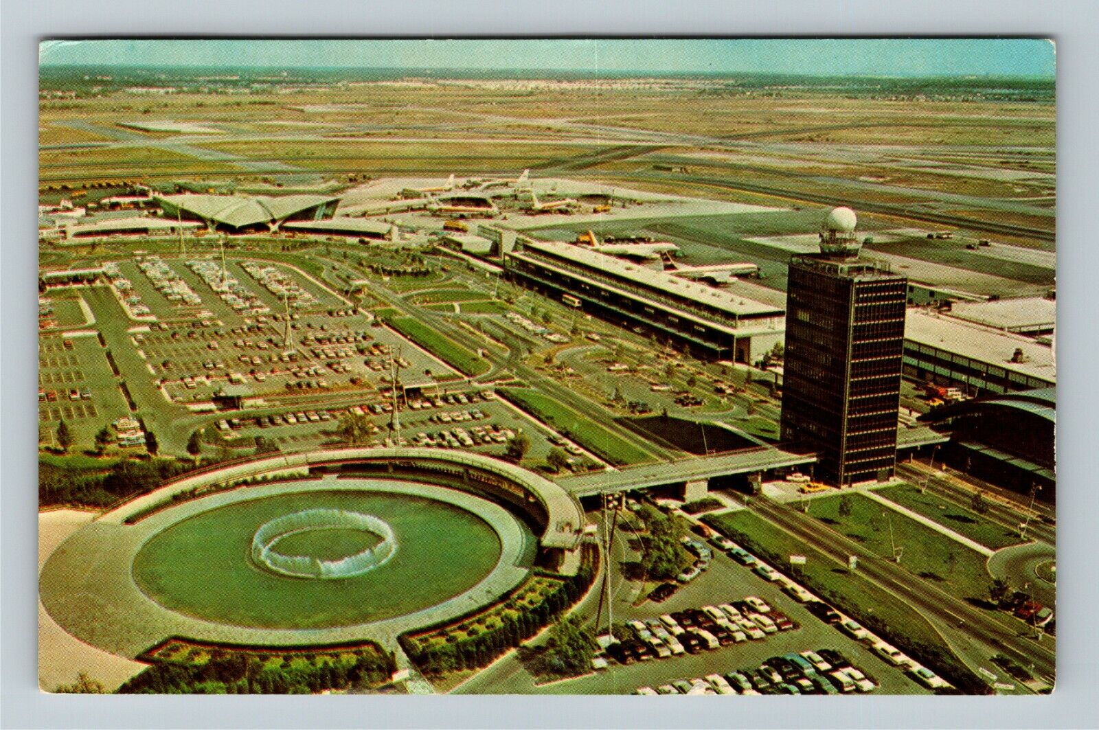 New York City NY, John F Kennedy Airport, c1965 Vintage Souvenir Postcard