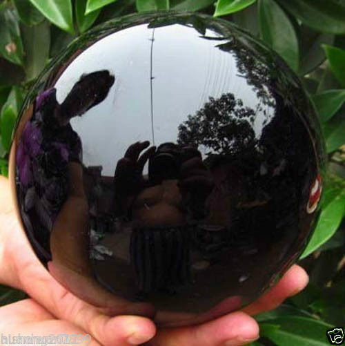 100MM + STAND HUGE ASIAN QUARTZ CLEAR CRYSTAL BALL SPHERE
