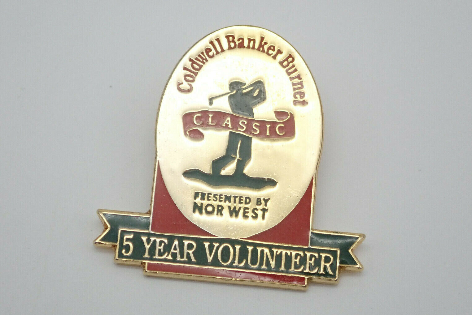 Coldwell Banker Burnet  Classic 5 year volunteer Vintage Lapel Pin