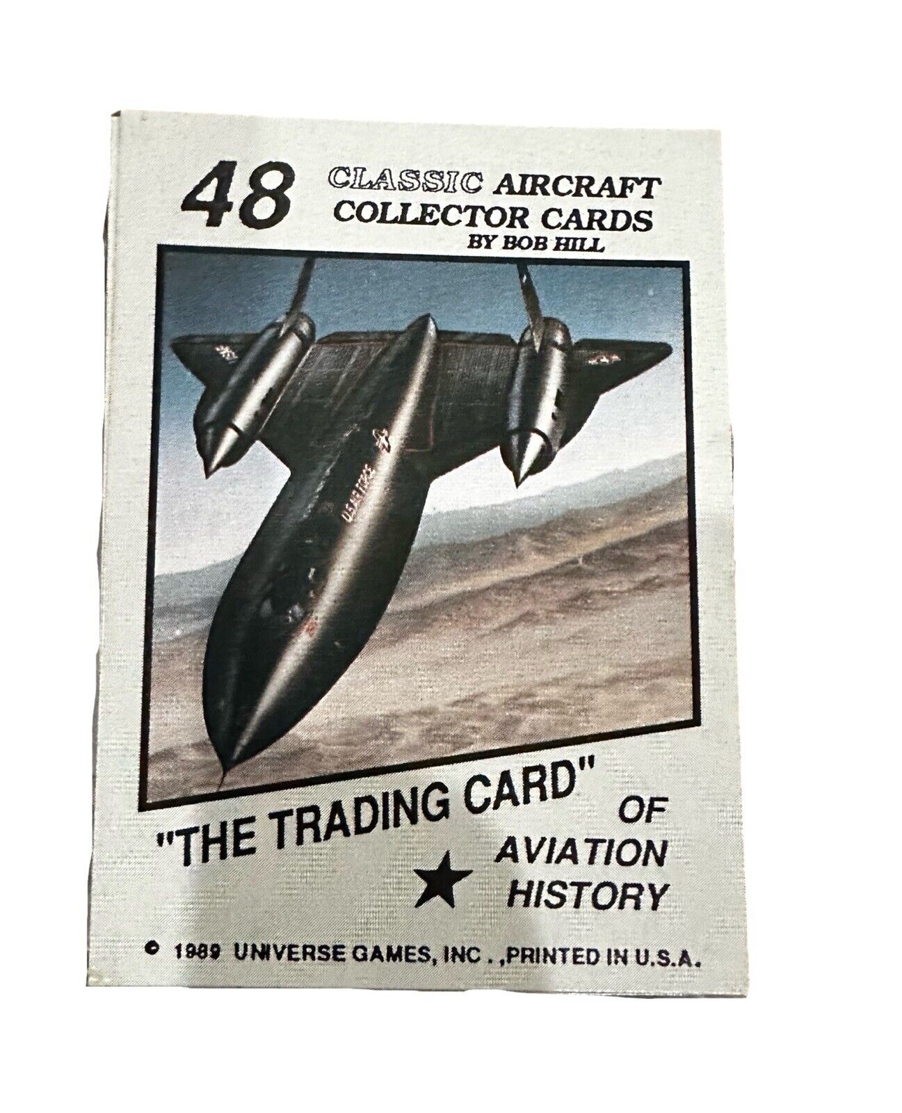 1989 Classic Aircraft Trading Card Set 48 Cards