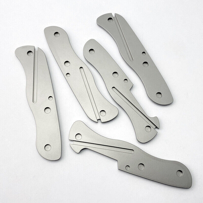 1 Pair TC4 Folding Tool DIY Shank Patches Grips for 111MM Army Knife Patch Tool